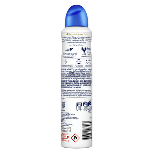 Dove Advanced Care Original Antiperspirant Deodorant Spray 250ml – view 2 - Auzzistore