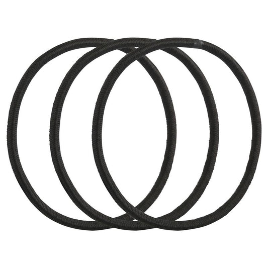 Lady Jayne Snagless Black Hair Elastics - 18 Pack-Auzzi Store