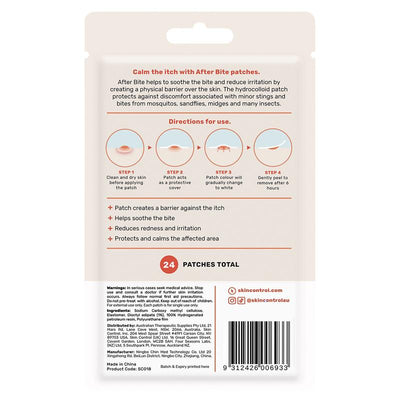 Skin Control After Bite Patches - 24 Pack for Instant Relief