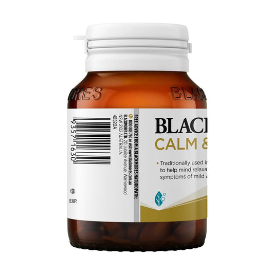 Blackmores Calm & Relax Herbal Supplement for Stress Relief - 60 Tablets – view 2
