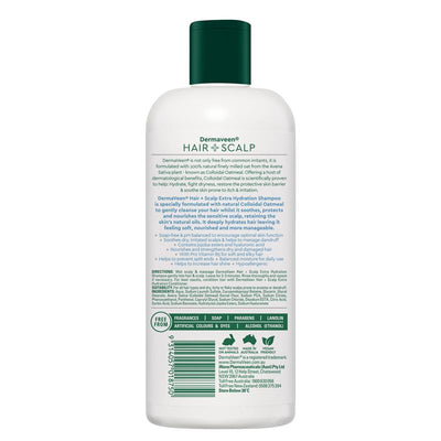 DermaVeen Hair + Scalp Extra Hydration Shampoo 500ml