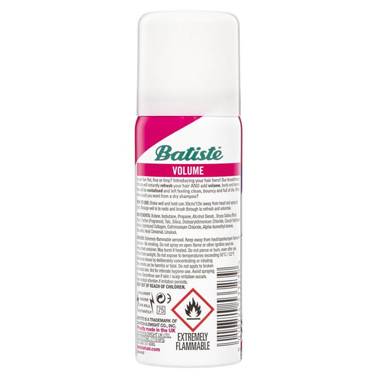Batiste Hair Benefits Volume Dry Shampoo 50ml - Travel-Friendly Volume Boost - Auzzi Store