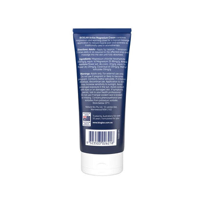 Bioglan Active Magnesium Cream 100g - Natural Muscle Relief - Auzzi Store