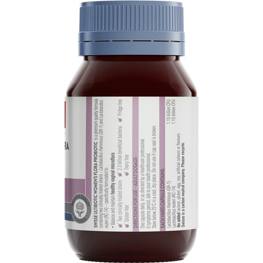 Swisse Ultibiotic Women's Flora Probiotic - 30 Capsules for Feminine Health - Auzzi Store