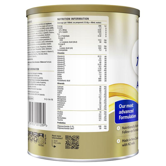 Alula Advance+ Stage 2 Follow On Formula 6-12 Months 800g - Balanced Nutrition for Growing Babies – view 2
