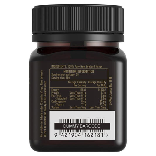 Egmont UMF 25+ Manuka Honey 250g | Raw, NZ MGO 1200+ – view 2