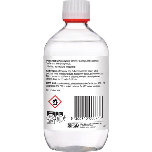 Bosisto's Antibacterial Solution 500ml - Natural Cleaning Power – view 2