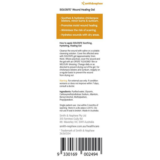 Solosite Gel - 50g Tube for Minor Wound Care-Auzzi Store