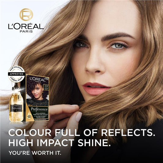 L'Oreal Paris Preference Toronto 3.12 Intense Cool Dark Brown Hair Color-Auzzi Store