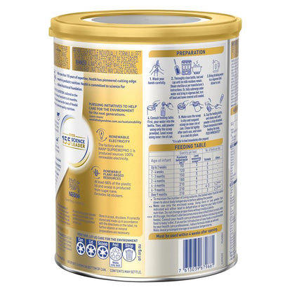 Nestle NAN SUPREMEpro 1 Premium Starter Baby Infant Formula Powder (800g) - From Birth