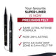 L'Oreal Paris Infallible Precision Felt Eyeliner 01 Black – view 2