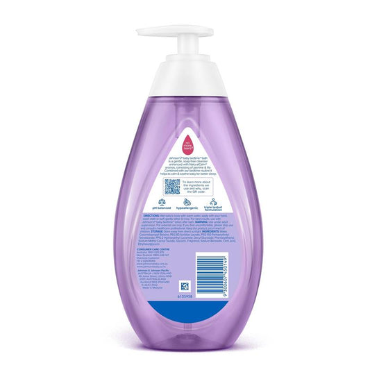 Johnson's Bedtime Jasmine & Lily Scented Baby Bath - 500mL for Peaceful Sleep - Auzzi Store