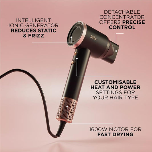 Lady Jayne® VELOCITY™ Ionic Hairdryer - Fast Drying Power