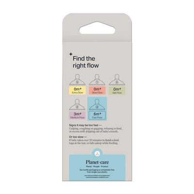 Tommee Tippee Natural Start Fast Flow Teats - 2 Pack for Optimal Feeding