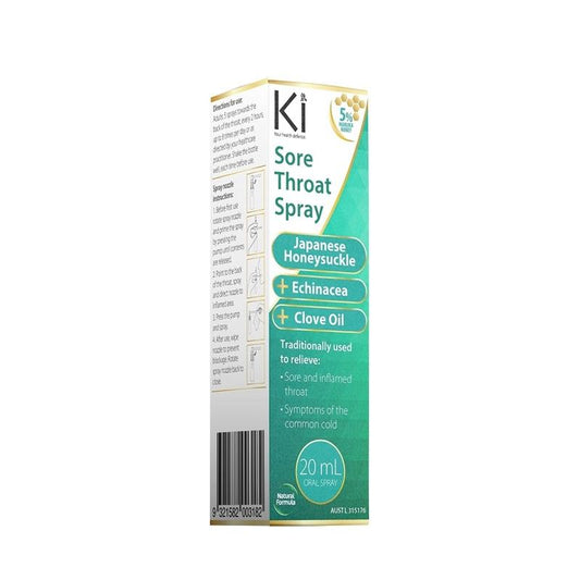 Ki Sore Throat Spray 20ml - Natural Relief for Sore Throats - Auzzi Store