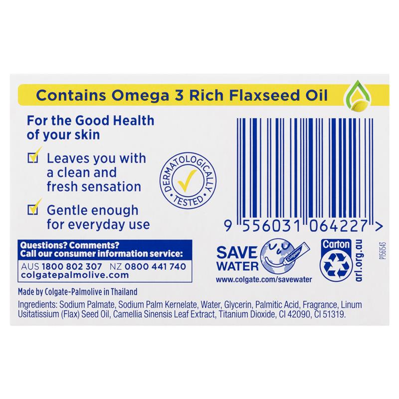 Protex Fresh Antibacterial Bar Soap 90g – 99.9% Bacteria Protection, Flaxseed Oil