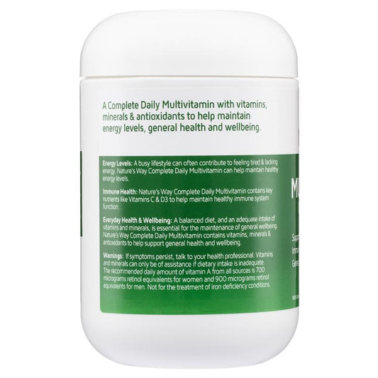 Nature's Way Multivitamin Daily with Vitamins C & D3, 200 Tablets – view 2
