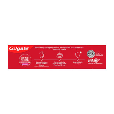 Colgate Optic White Stain Fighter Enamel Care 100g - Whiten and Protect