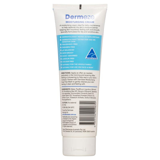 Dermeze Moisturising Cream 100g - Ultimate Hydration for Dry Skin - Auzzi Store