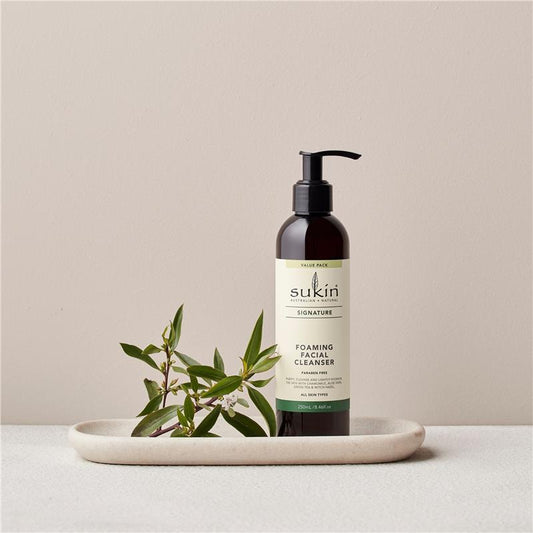 Sukin Signature Foaming Facial Cleanser Pump - 250ml – view 2 - Auzzistore