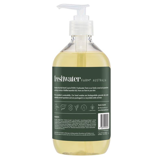 Freshwater Farm Australia Hemp Seed Oil Hydrating Castile Hand Wash 500ml - Natural Cleanse - Auzzi Store