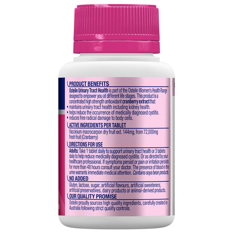 Ostelin Urinary Tract Health - 90 Tablets for Optimal Support