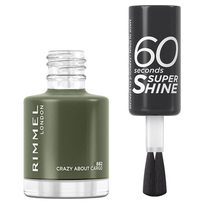 Rimmel 60 Second Nail Polish 882 Crazy About Cargo - Quick-Dry Perfection