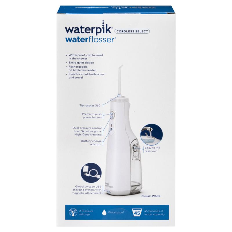 Waterpik Waterflosser Cordless Select White - 1 Pack - Auzzi Store