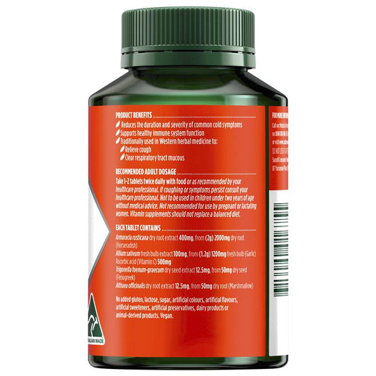 Nature's Own Triple Strength Garlic, Vitamin C & Horseradish – Immune Support, 100 Tablets – view 2