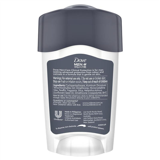 Dove Men+Care 96-Hour Clinical Antiperspirant Cream 45ml – view 2