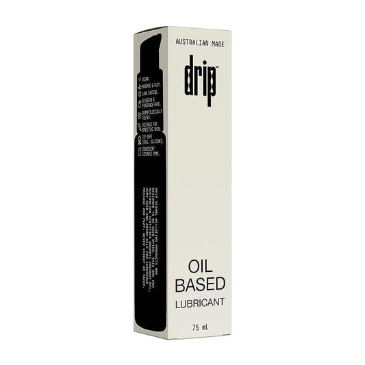 Drip Organic Oil-Based Lubricant 75ml – Silk Coconut & Hemp Oil for Smooth Massage - Auzzistore