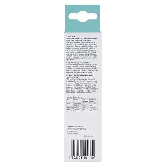 Pigeon Training Toothbrush Step 3 - Gentle Care for Little Teeth-Auzzi Store