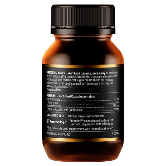 GO Healthy Iron + Vitamin C - 30 Hard Capsules - Auzzi Store