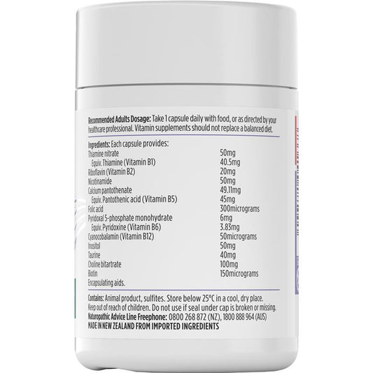 Nutra-Life Super B Plus B-Complex, Energy & Stress Support, 60 Caps – view 2