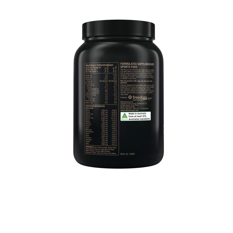 Vital Strength Plant Vegan Protein Vanilla 1kg - Complete Plant-Based Nutrition