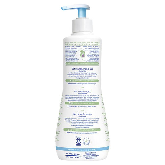 Mustela Gentle Cleansing Gel 500ml - Daily Gentle Cleanser for Baby-Auzzi Store