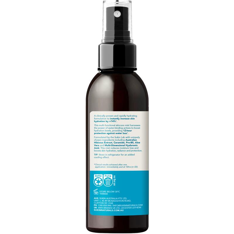 Sukin Aquaboost 3D Hyaluronic Acid Hydration Mist 125ml - Ultimate Skin Hydrator