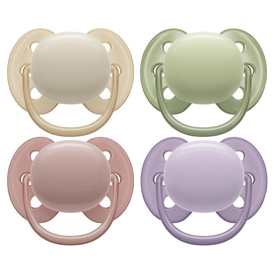 Avent Ultra Soft Soother Neutral 0 - 6 Months 2 Pack - Gentle Care for Your Baby - Auzzistore