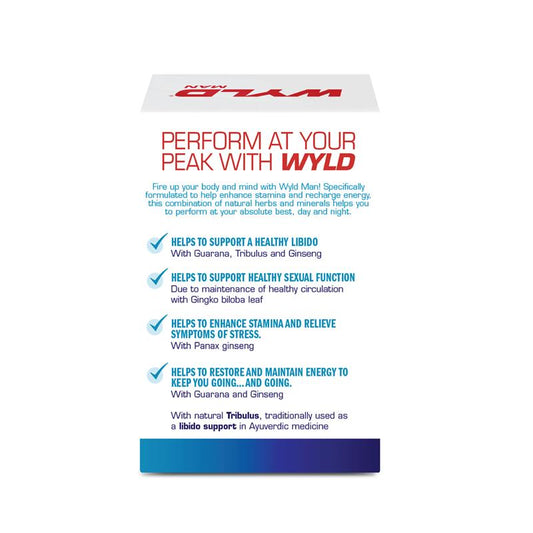 Wyld For Men - Natural Libido Enhancement Supplement - 60 Tablets-Auzzi Store