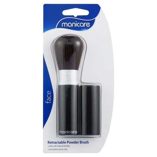 Manicare Retractable Powder Brush - Perfect for On-the-Go Touch-Ups-Auzzi Store