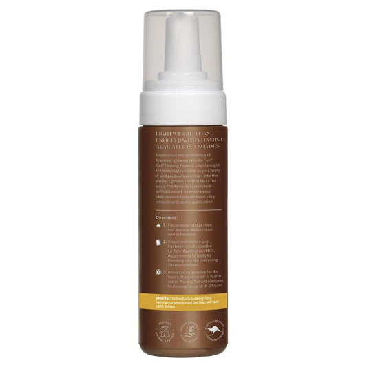 Le Tan Classic Tan Self Tanning Foam Light Medium - 180ml for a Subtle Glow – view 2