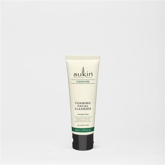 Sukin Signature Foaming Facial Cleanser 50ml - Gentle Gel Cleanser-Auzzi Store