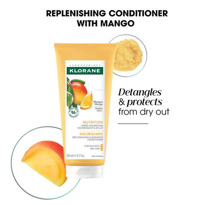 Klorane Conditioner With Mango 50ml - Nourish and Detangle Dry Hair