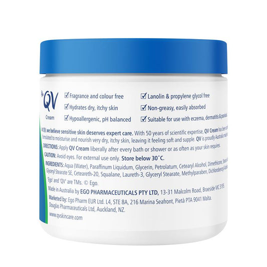Ego QV Cream 250g Jar - Deep Moisturizing Solution-Auzzi Store