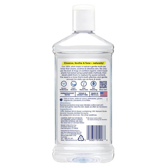 TN Dickinsons Witch Hazel Natural Toner - 473ml – view 2