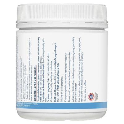 Ethical Nutrients High Strength Omega-3 Fish Oil 120 Capsules