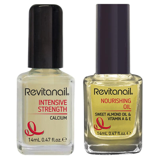 Revitanail 2-Step Revival Kit for Stronger Nails - 14mL + 14mL-Auzzi Store