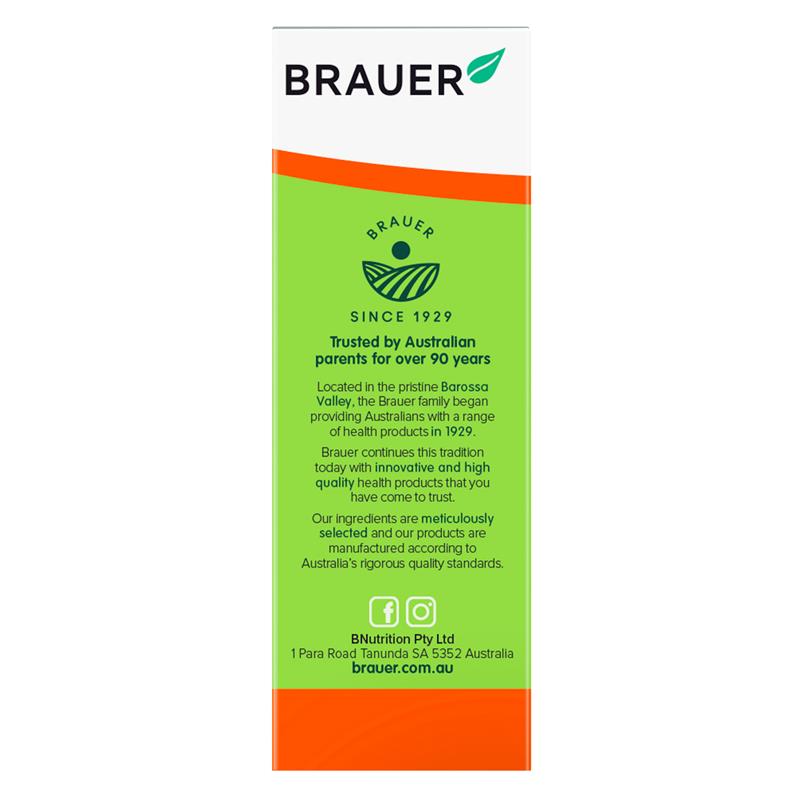 Brauer Kids Liquid Vitamin C 100ml – Sugar-Free, Fruity Taste