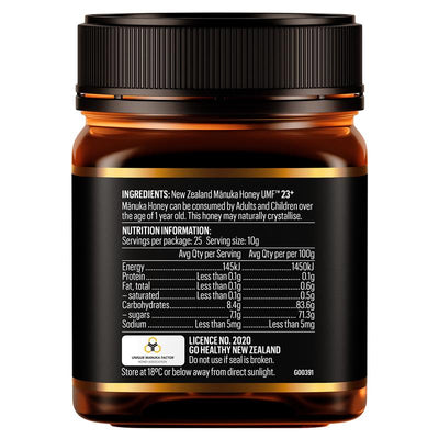 GO Healthy Manuka Honey UMF 23+ MGO 1042+ 250g - New Zealand