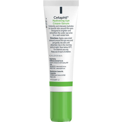 Cetaphil Hydrating Eye Cream Serum 14ml - Deep Hydration for All Skin Types
